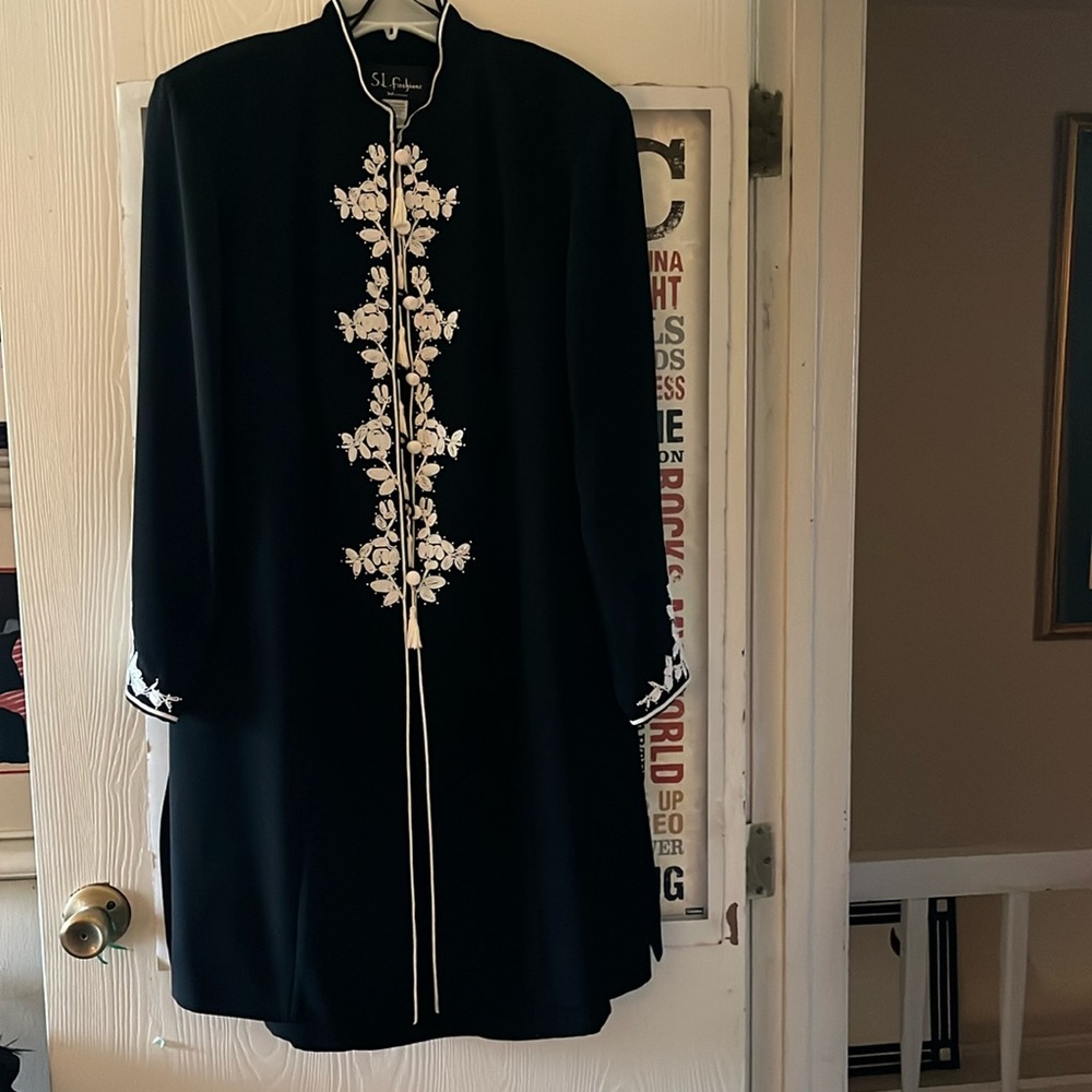 Two piece women’s evening dress